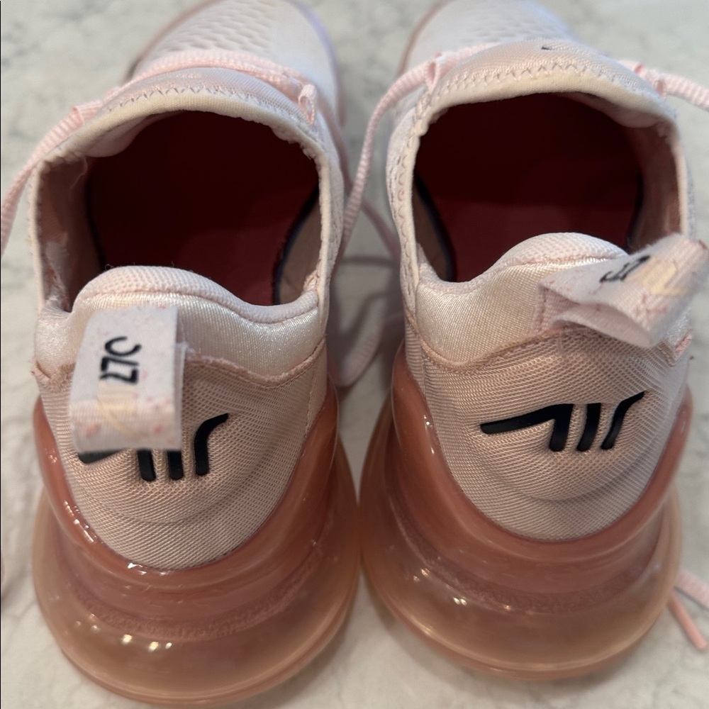 Nike Women's Air Max 270 Light Pink Sneakers - Picture 2 of 4